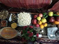 میز شب یلدا (خونه پدر شوهر عزیزم)
