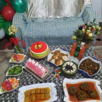 میز شام یلدا