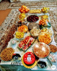 یلدای ۱۴۰۰ منزل پدر مادر عزیزم یلدای همگی مبارک ♥️