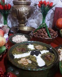 آش رشته یلدایی