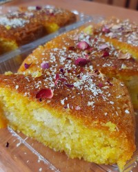 کیک باقلوای نارگیلی
