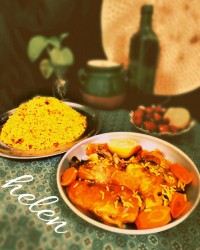 لوبیا پلو شیرازی