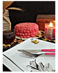 کیک یخچالی قالبی (خامه ای)