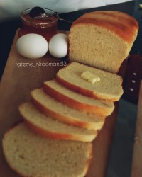 نان تست با شیر