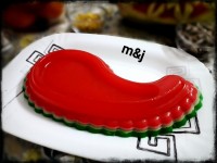 ژله بستنی سه رنگ