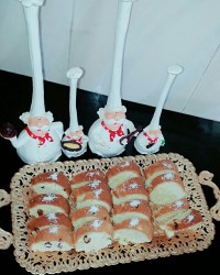 کیک نارگیل وکشمش