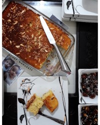 کیک تخته ای ساده