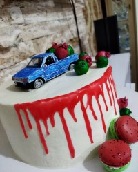 کیک نیسان آبی