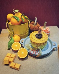 کیک خیس پرتقالی