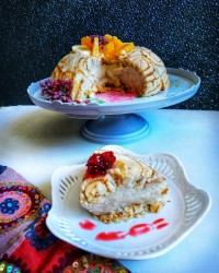 دسر شارلوت پودینگ موزی