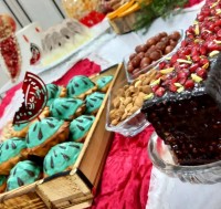 کیک یخچالی و سفره یلدا 1400