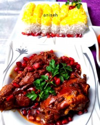 خورش مرغ ناردونی