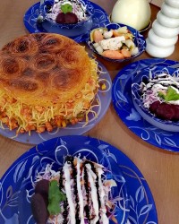 ماکارونی با مرغ