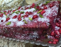 کیک یخچالی یلدایی