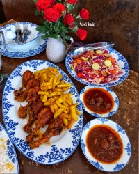 مرغ زعفرانی
