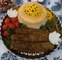 کباب تابه ای زعفرانی ویژه اعظم بانو