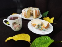 کیک نارگیلی با روکش کرم نارگیلی