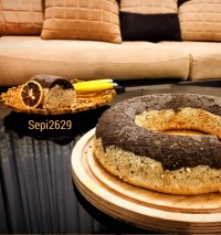 کیک موز و گردو