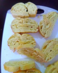 نان تست با شیر