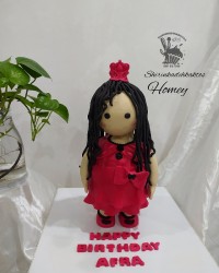 کیک جذاب عروسک روسی دخترانه ?☺️