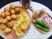 مینی کورن داگ با چیپس خونگی