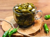 ترشی فلفل سبز فوری