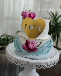 کیک سالگرد ازدواج سفارش مشتری