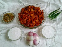 خوراک فیله مرغ باسبزیجات