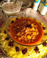 چلو دیزی کاشانی