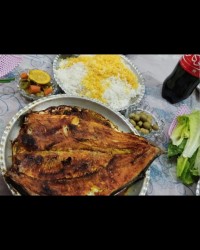 ماهی کبابی توی فر