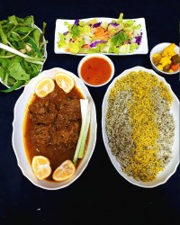 خوراک گردن گوسفند