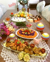 مرغ تو فر (میز شام)
