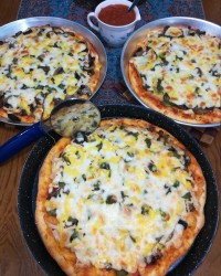 پیتزا مخلوط خونگی