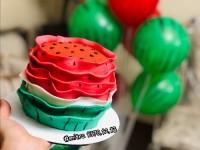 کیک با تکنیک رافل