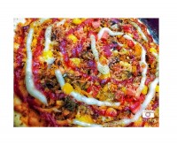 پیتزای مرغ وقارچ و ژامبون
