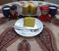 کیک_بهشتی کیک هل و گلاب