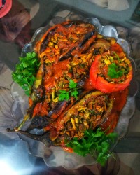 بادمجان شکم پر ملیح پز