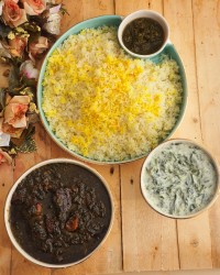 خورش آلو اسفناج
