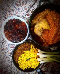 مطبگ مرغ و بوقلمون