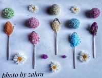 توپک خرما و بادام زمینی (کنجدی)