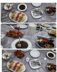 ۲۰۹-فسنجون همراه با خوراک مرغ خوشمزههههه