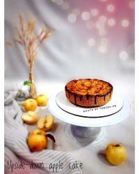 Upside-down apple cake