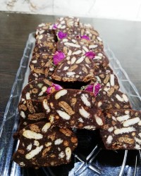 شیرینی موزائیکی بدون فر