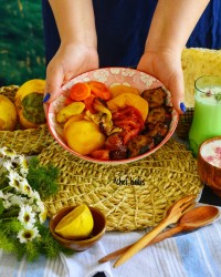 تاس کباب گیاهی
