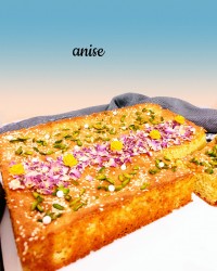 کیک تخته ای باطعم نارنگی