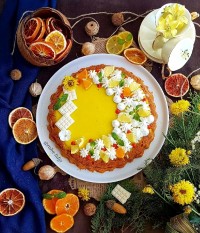 تارت کیک پرتقالی