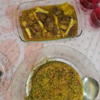 باقالی پلو باماهیچه