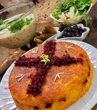 ته چین گوشت و بادمجون ،سوپ شیر ممنون میشم لایک و فالو کنید ❤