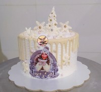 کیک زنونه با تم زمستون لطفا ورق بزنید