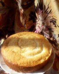 کیک کرم دار نارگیلی